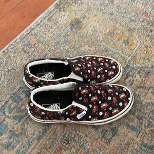 KIDS GLOW BUTTERFLY SKULL CLASSIC SLIP-ON US KIDS 3.0